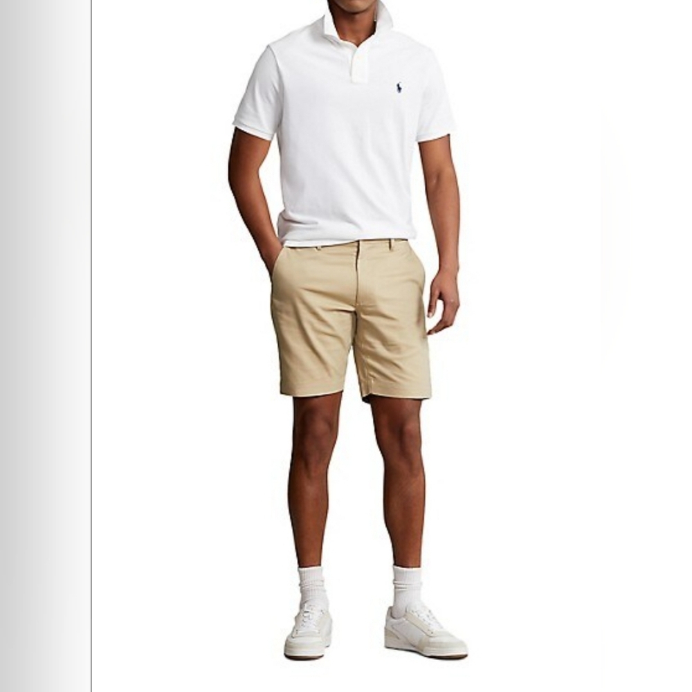 $138 Polo Ralph Lauren Mens 9-Inch Slim Fit Dobby Shorts Collection